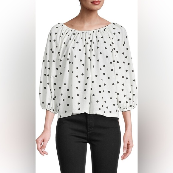 Premise Polka Dot Top Size L NWT - Picture 1 of 5